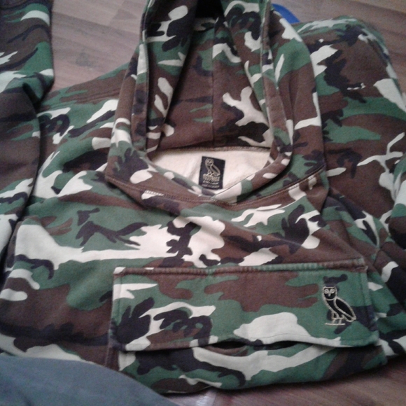 Very Own Drake OG Gold Owl Hoodie Tigar Camo Embroidered Size XXL - Picture 3 of 6